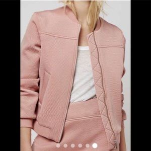 Top shop air tec bomber , dusty pink size 2